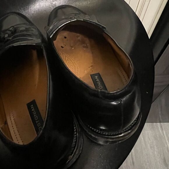 Bostonian Classic First Flex Wingtip Tassel Loafers Black Mens Size 9.5 - Picture 15 of 15